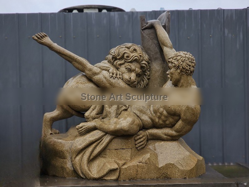 Famous Marble Milon De Crotone Statue Replica TMC-65 detail image