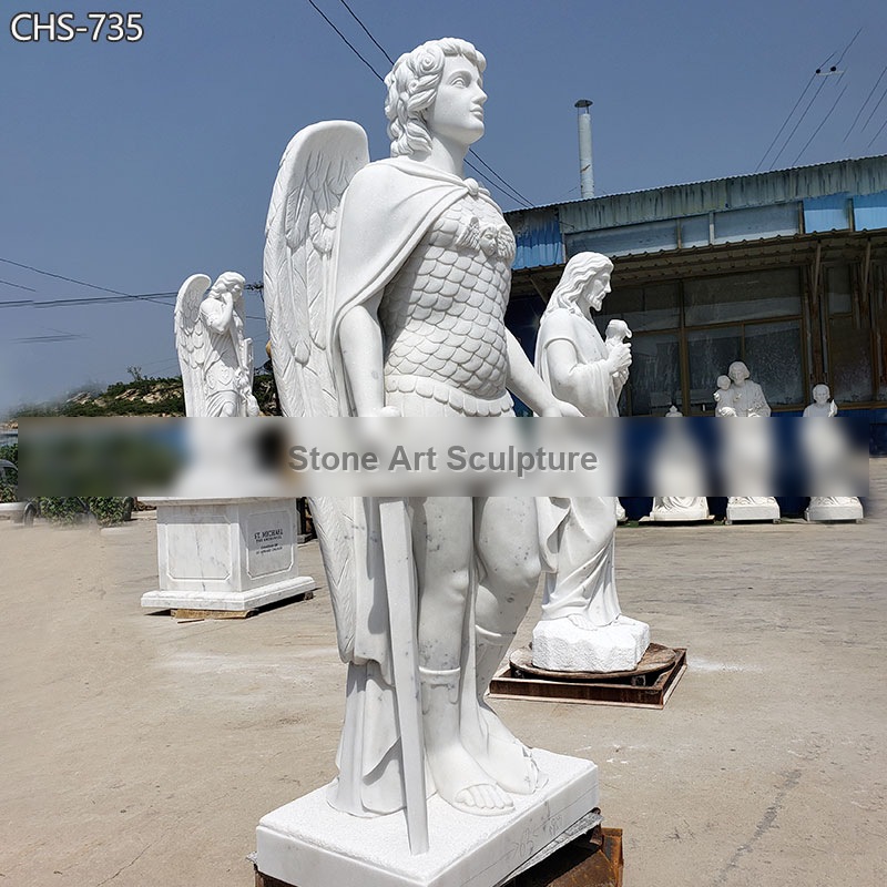 Large St Michael Church Statue for Sale CHS-735 detail image