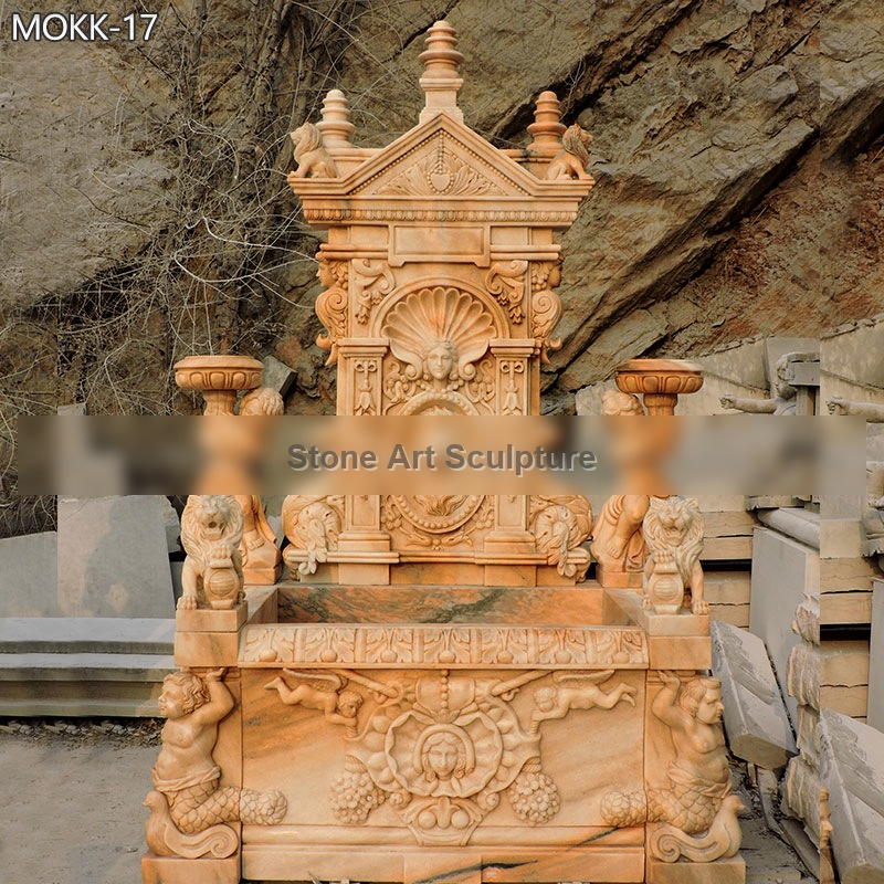 Luxury Style Wall Fountain for Castle Decoration detail image