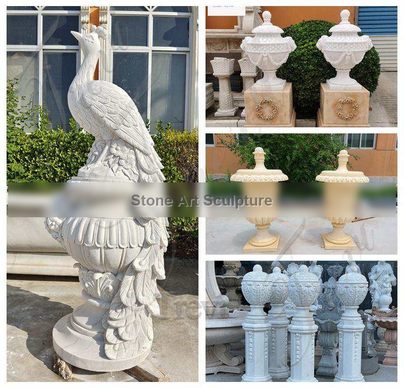 Large Decorative Marble Planter Pot Factory Supplier TMP-24 detail image