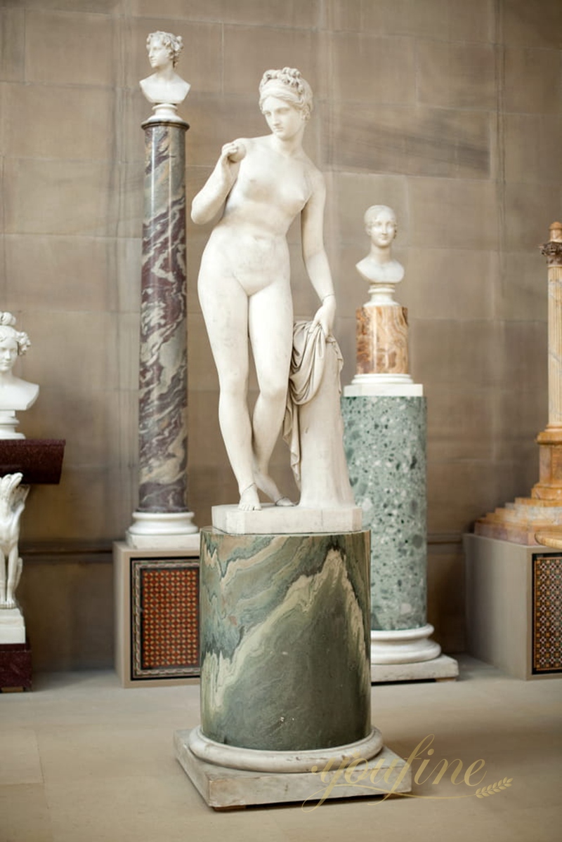 Life Size Famous art nude woman statue Venus with apple for sale MOKK-204