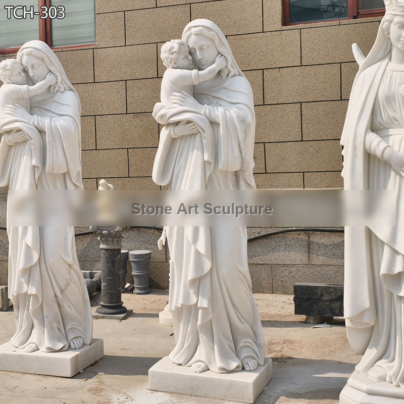 Catholic Church Sculptures Madonna and Child Statue for Sale detail image