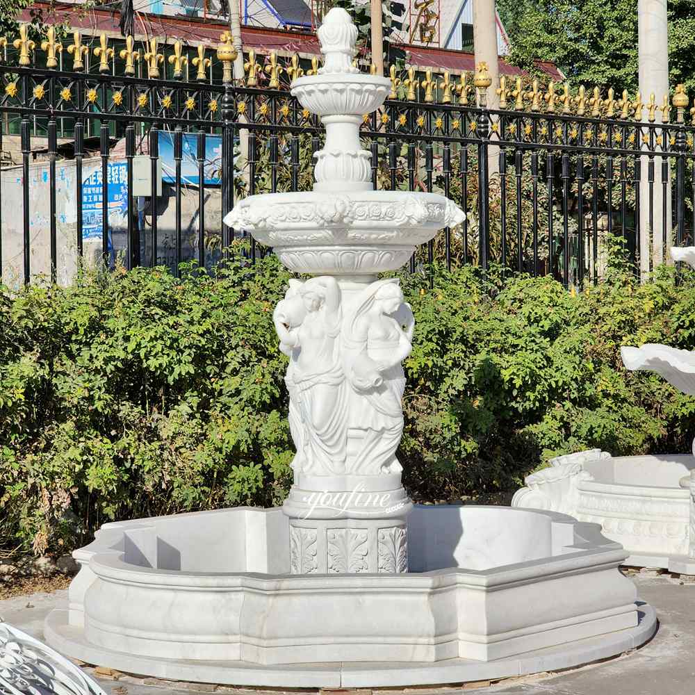 High Quality Marble Woman Fountain