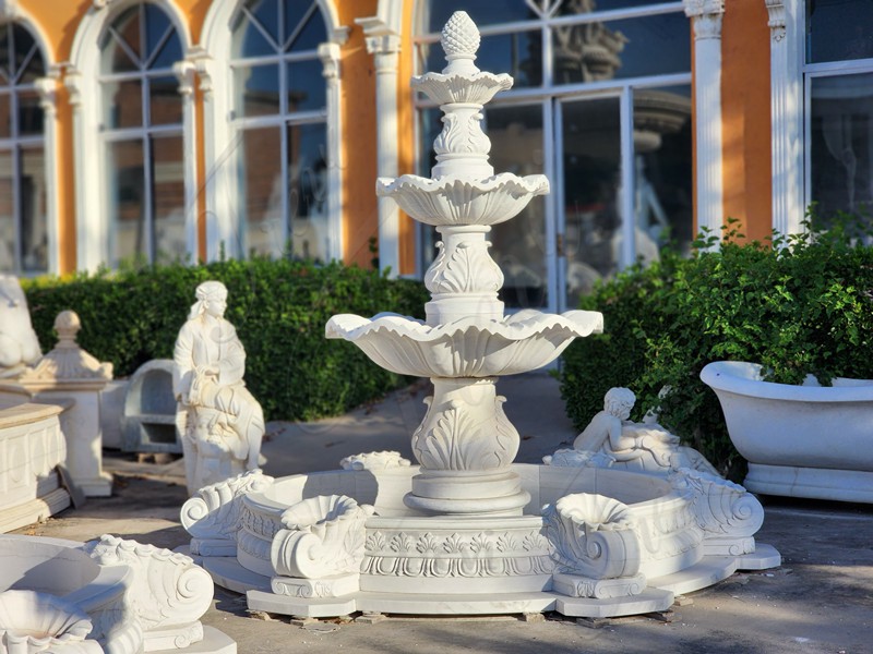 How to Keep Outdoor Marble Fountain Water Clean?