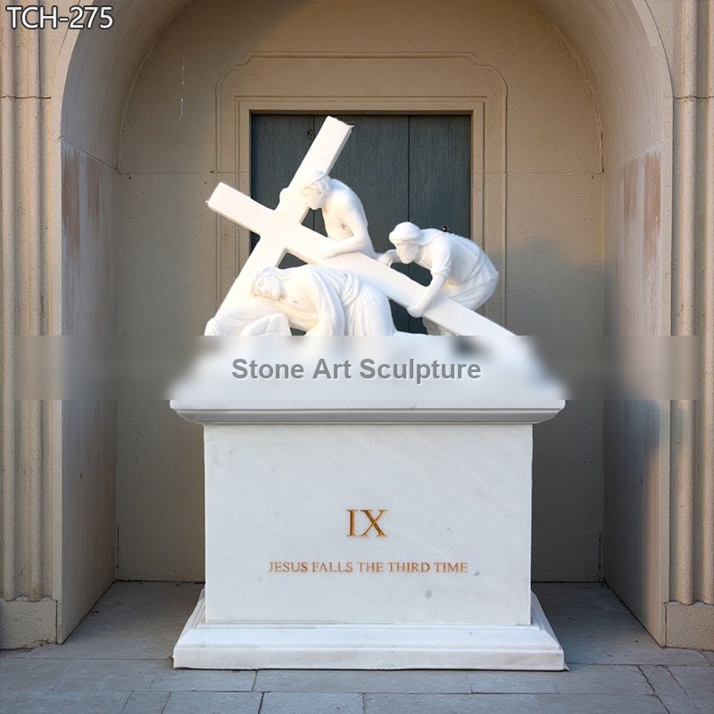 Station IX | Jesus Falls The Third Time Statue