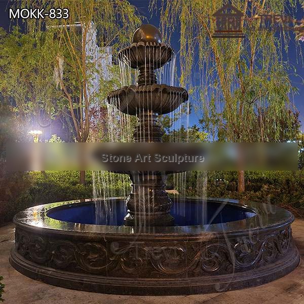 Outdoor Marble Water Fountain Yard Decoration for Sale