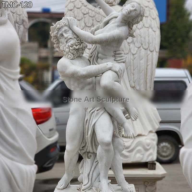 Bernini The Abduction of Persephone Statue Replica detail image