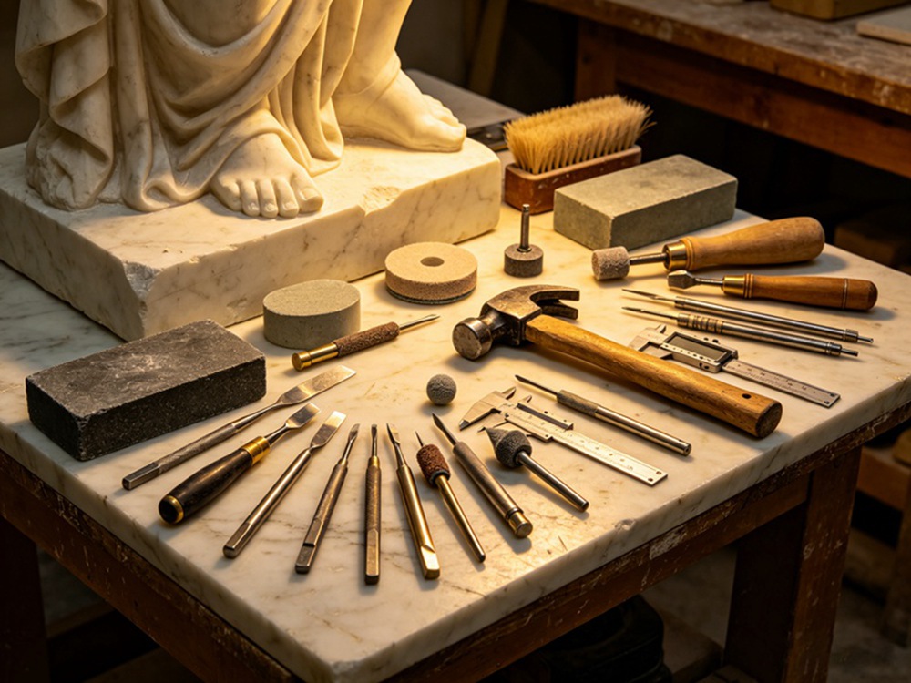 Marble carving tools