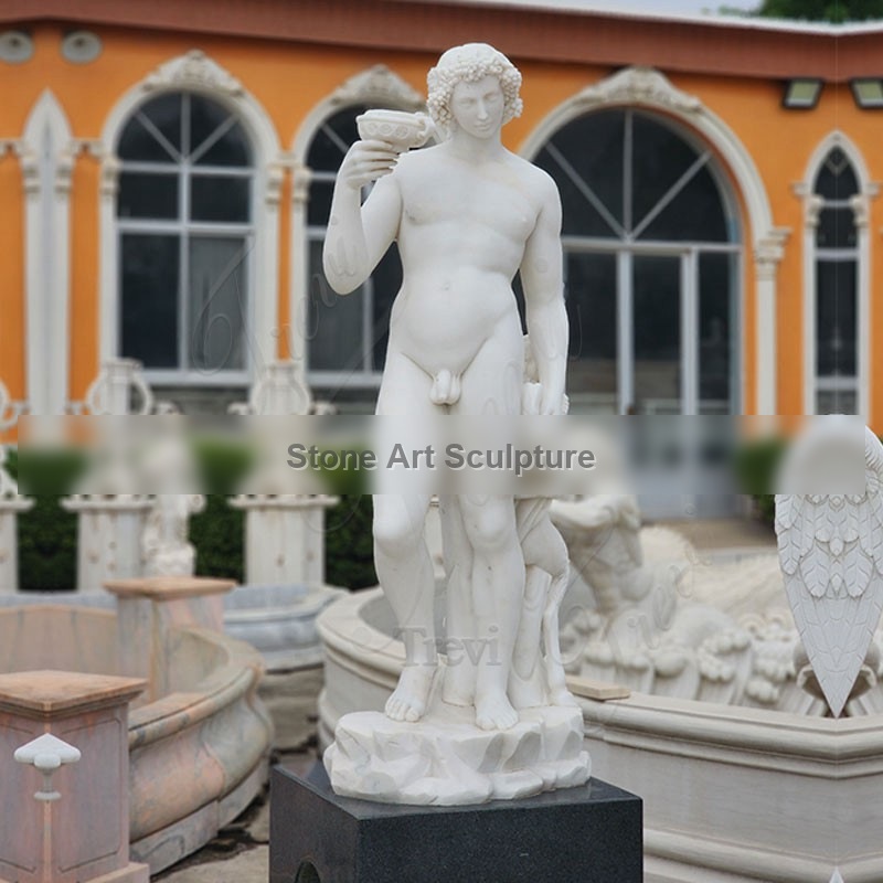 Marble Famous Garden Sculptures God of Wine Dionysus for sale MOKK-77 detail image