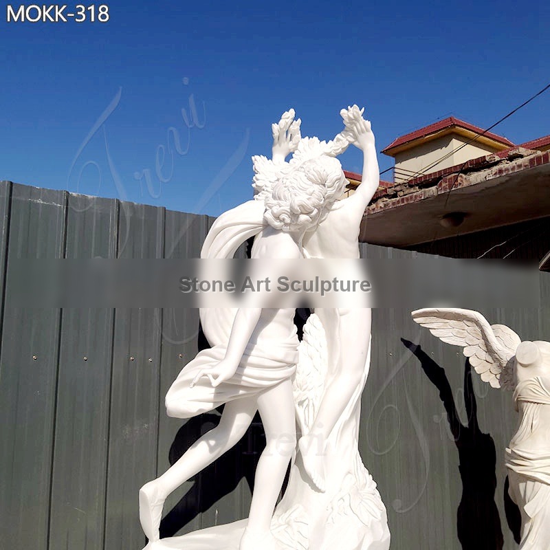 Life Size Marble Garden Statue Apollo and Daphne for Sale MOKK-318 detail image