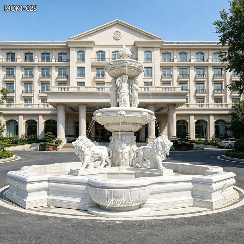 lion water fountain