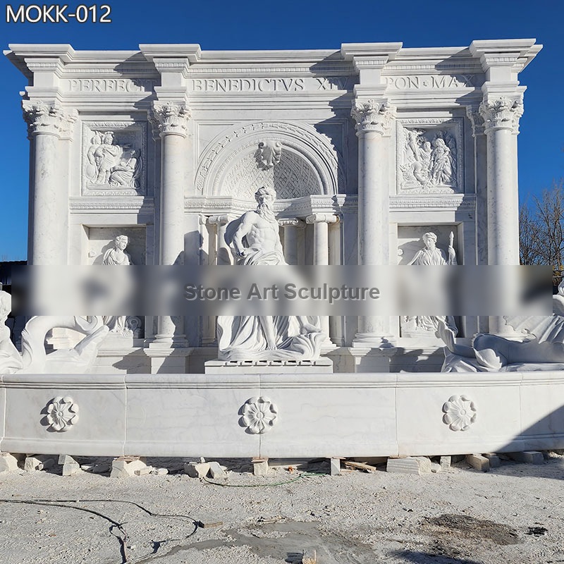 Famous Large Trevi Wall Fountains for the Entrance of the Park detail image