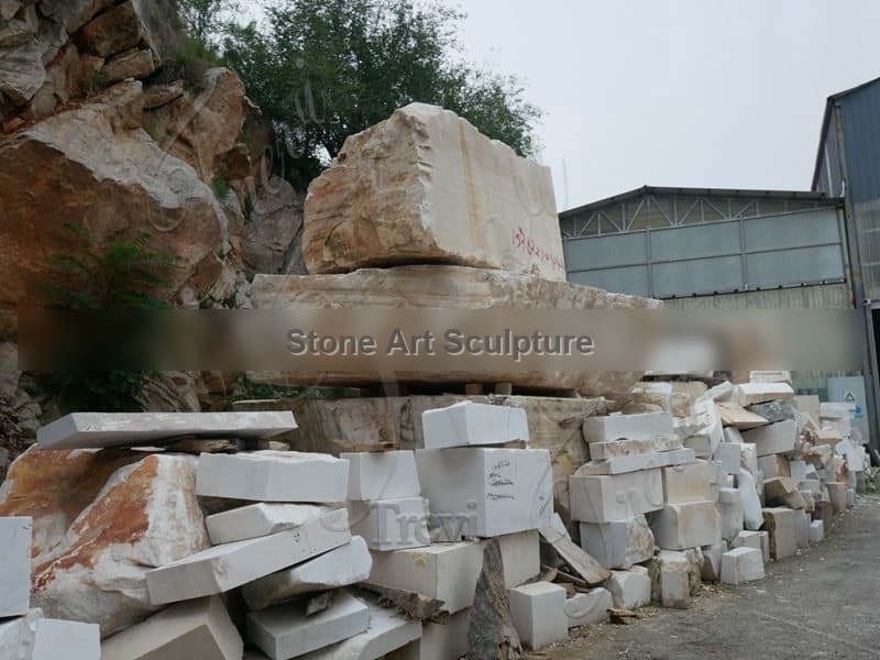 Hand Carving Marble Flying Lion Statue Factory Supply MOKK-605 detail image