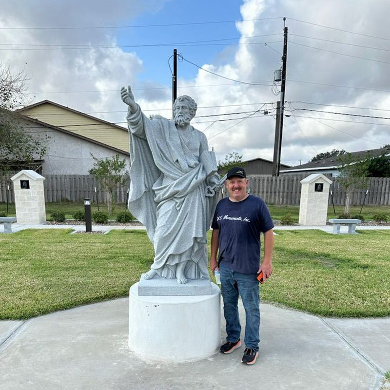 Marble Catholic Saint Statues for a Singapore Church