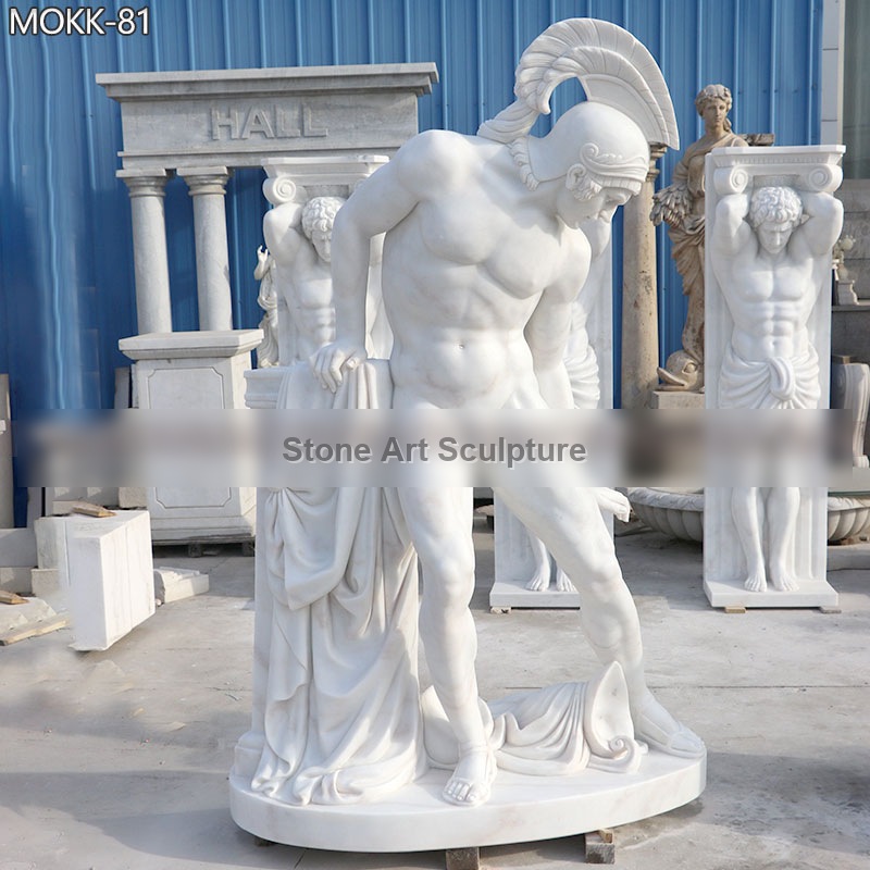 Life Size Marble Ares God of War Statue for Sale detail image