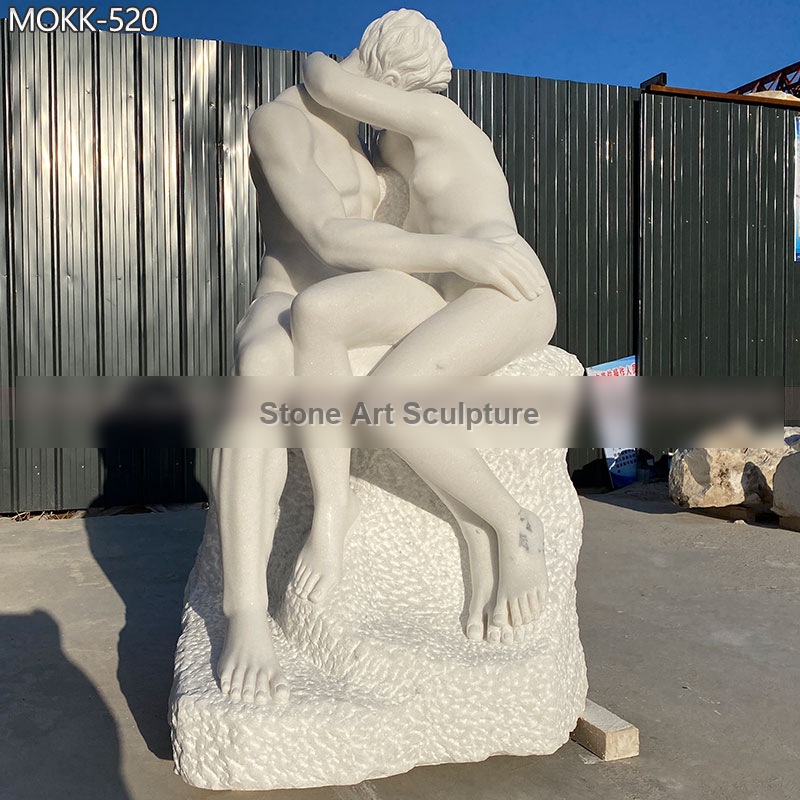 Marble Auguste Rodin Kiss Sculpture Replica for Sale detail image