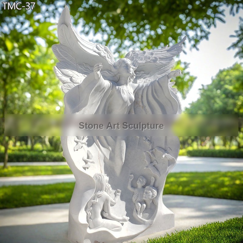 Large Marble Angel Statue for Sale TMC-37