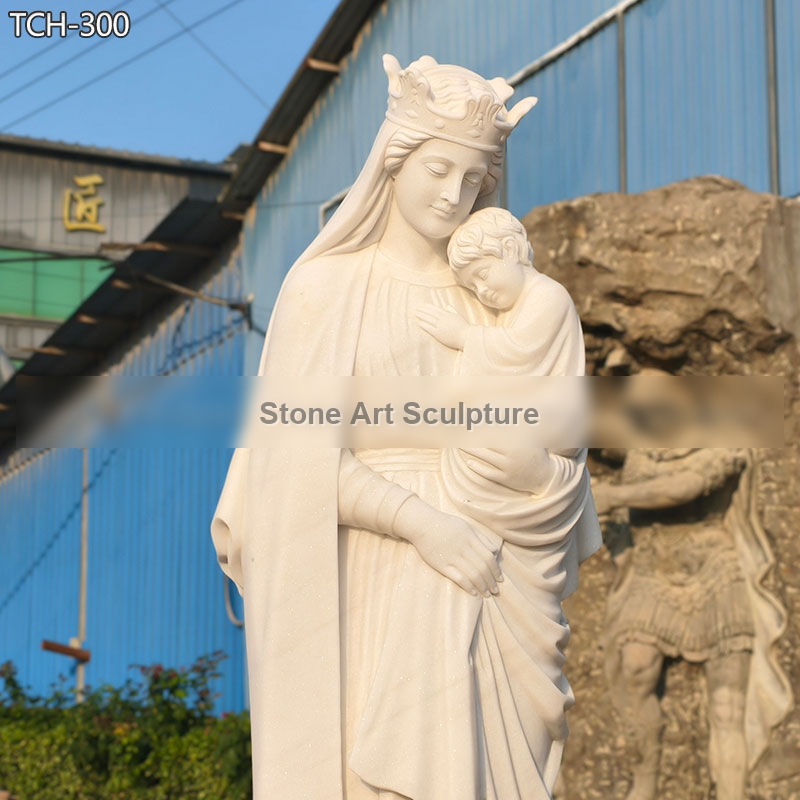 6 Feet Our Lady Seat of Wisdom Statue TCH-300 detail image