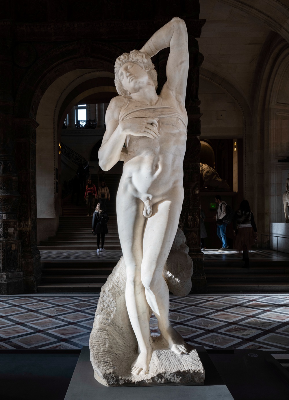 The Dying Slave (L'Esclave mourant, Lo Schiavo morente), a marble sculpture by the Italian Renaissance artist Michelangelo
