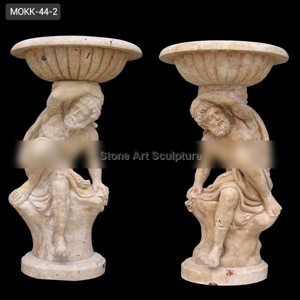 Extra Large Outdoor Stone Planters from Factory Supply for Sale MOKK-44-2