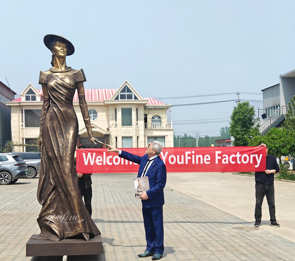 Mr. Berlin Irishev Attending the Sculpture's Completion Ceremony
