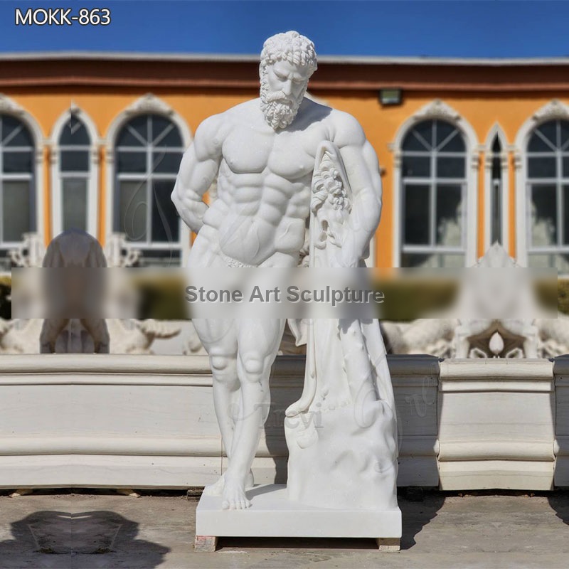 Life Size Marble Hercules Statue Custom Design for Sale MOKK-863
