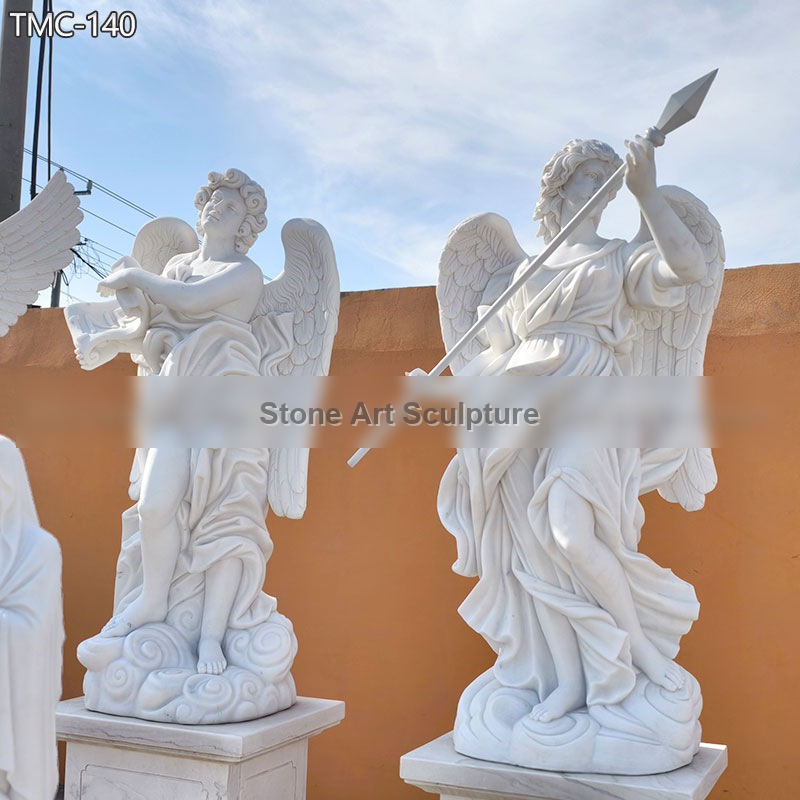 Elegant Baroque Angel Sculptures detail image