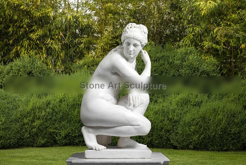 Famous Marble statue of Aphrodite Crouching Venus Replica TMC-66 detail image