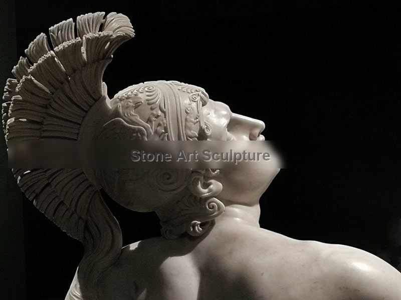 Famous Marble Achilles Dying Statue Replica Supplier TMC-53 detail image