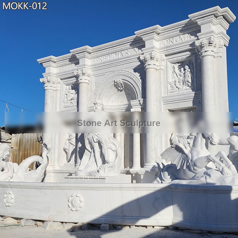 Famous Large Trevi Wall Fountains for the Entrance of the Park detail image