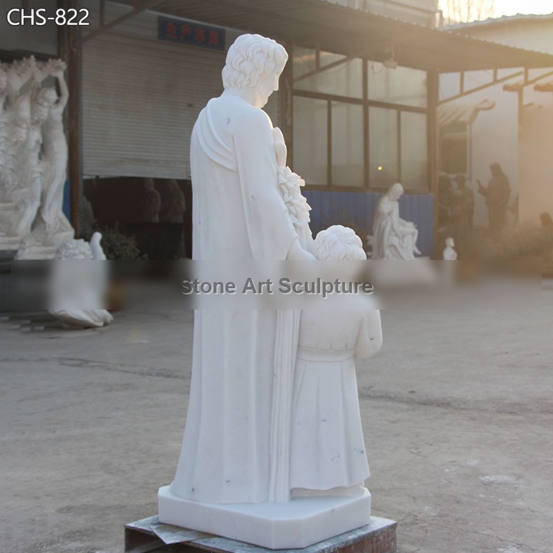 White Marble Jesus Statue Baby Jesus Statue for Sale detail image