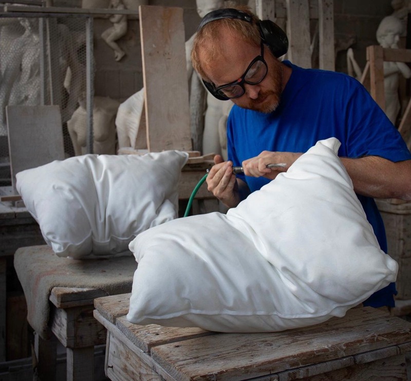 Håkon Anton Fagerås sculpture process