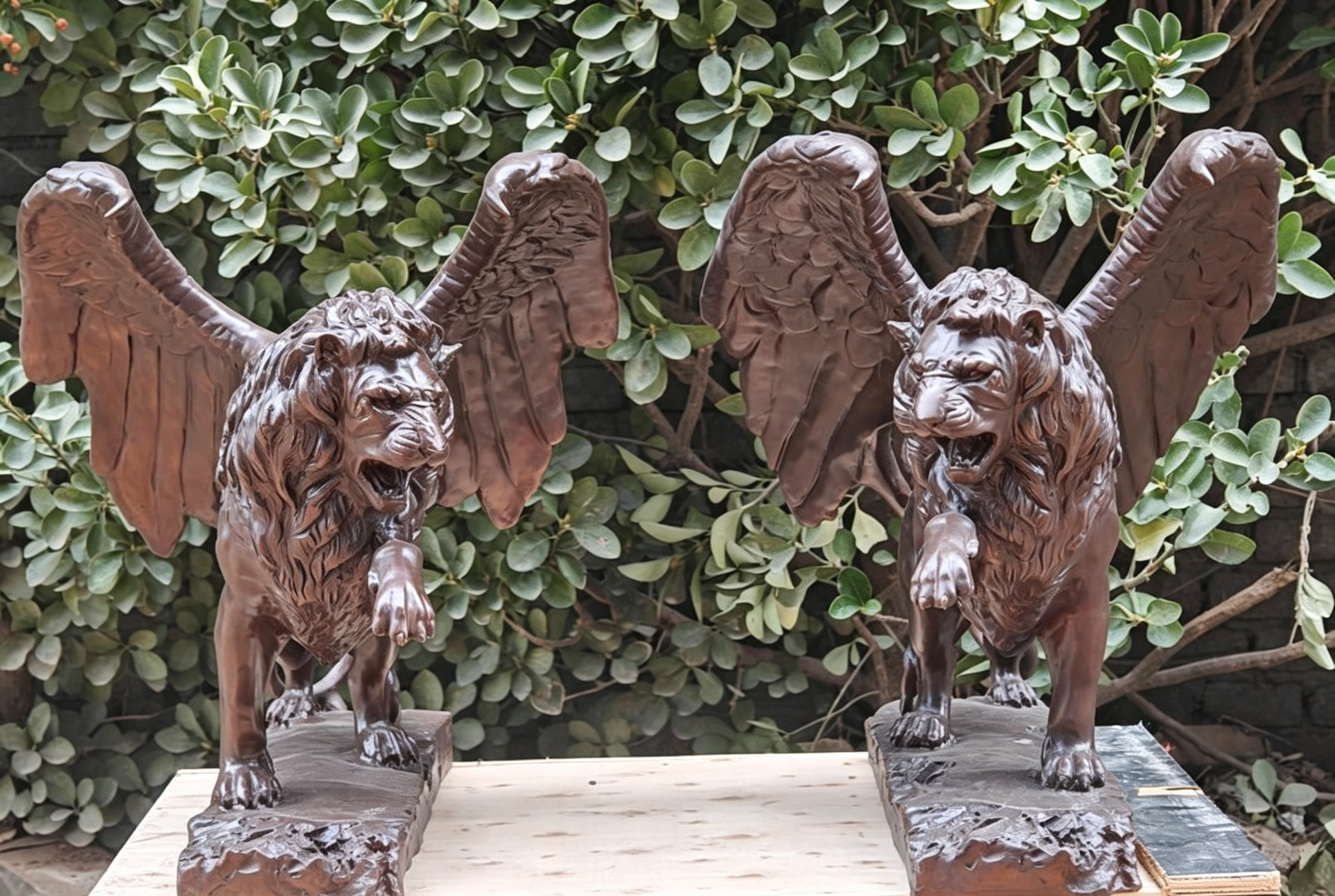 Winged Lion Memorial finished