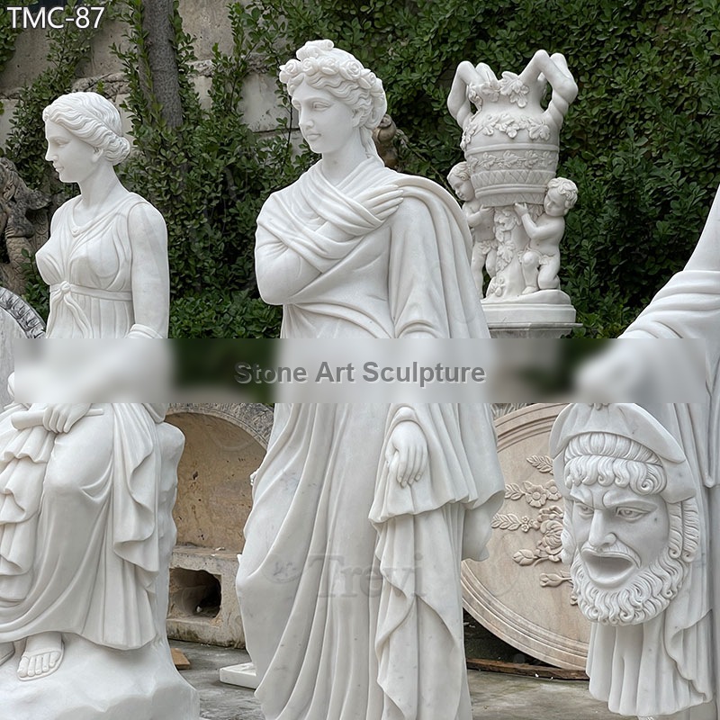 Marble Muses Statue Museum Replica Luxury Decor for Sale detail image