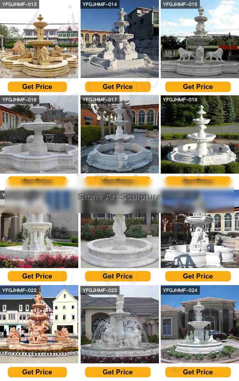 Outdoor Marble Water Fountain Factory Price MOKK-849 detail image