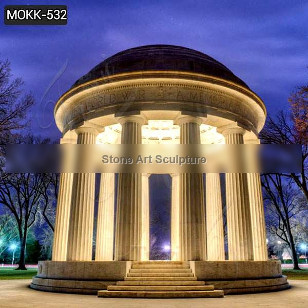 Cheap Price Outdoor Decorative Stone Garden Gazebo from Factory Supply MOKK-532