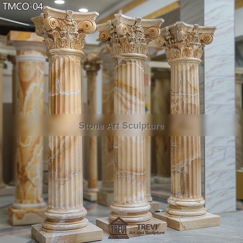 High Quality Solid Marble Column for Sale Factory Supply