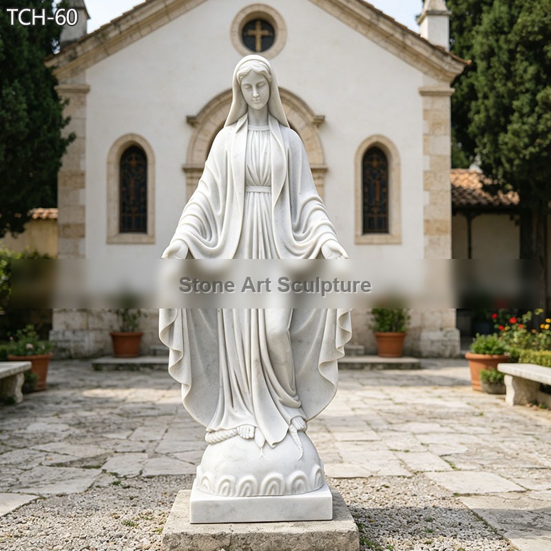 Holy Virgin Mary Outdoor Garden Statues for Church Decoration TCH-60