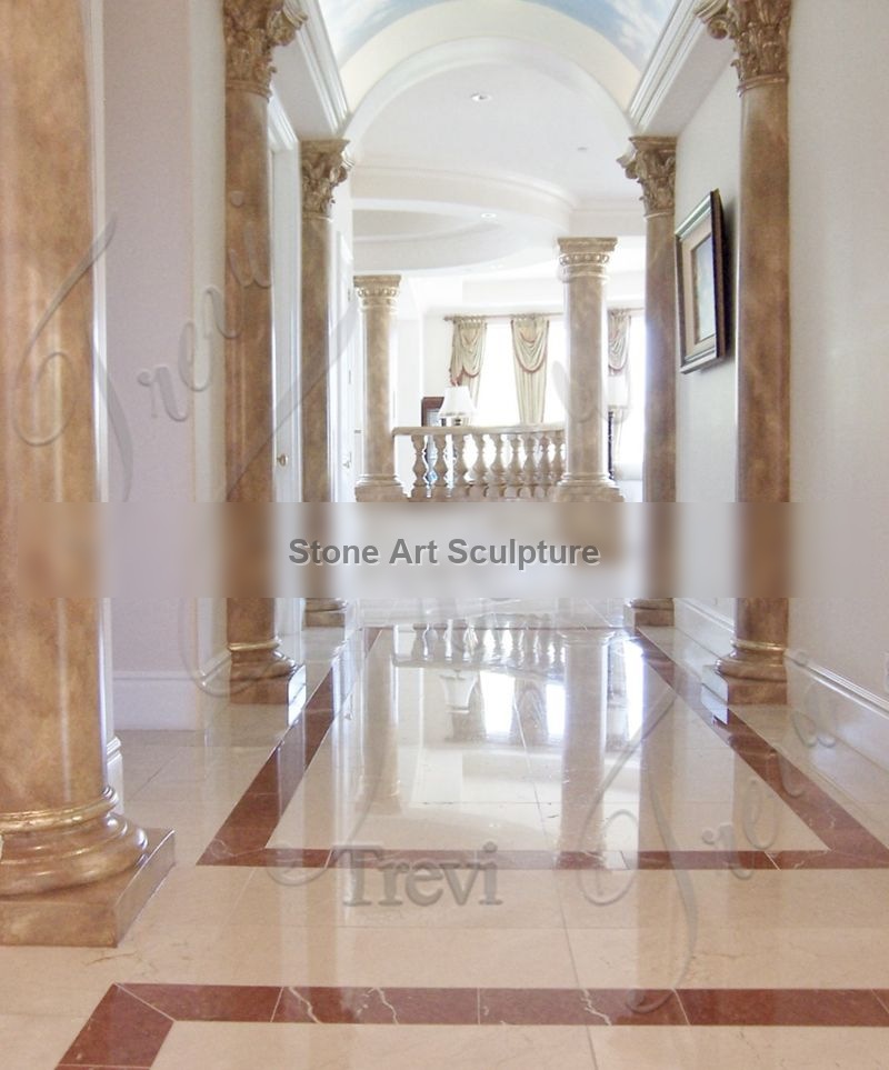 Large House Solid Marble Corinthian Columns for Sale TMC-11 detail image