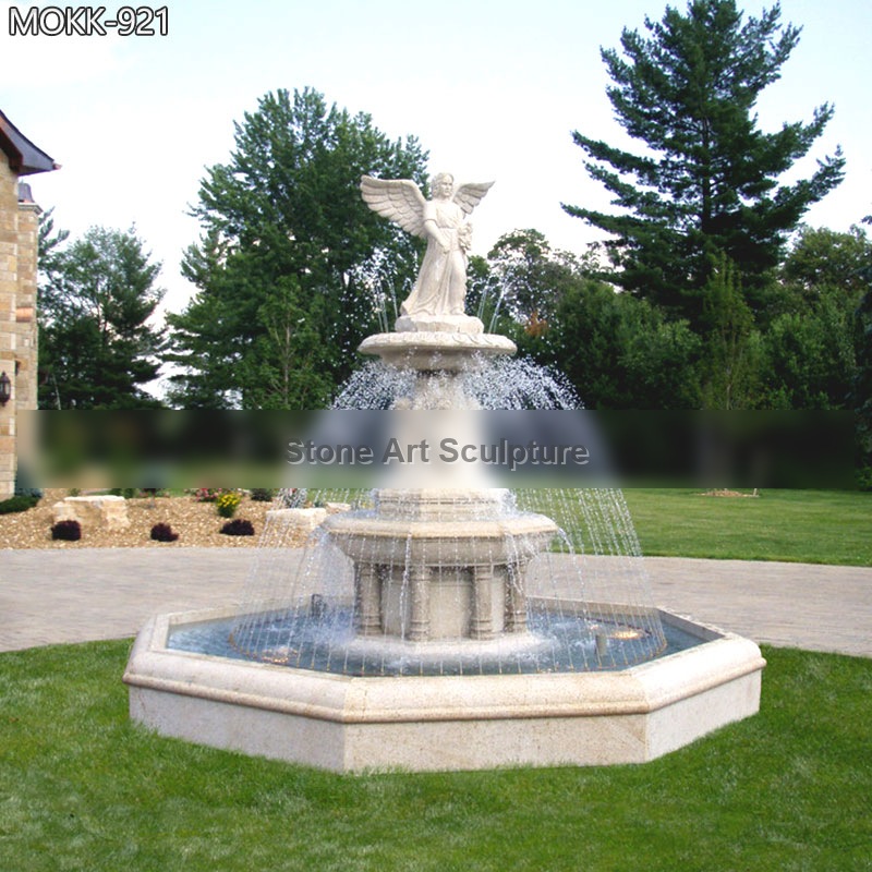 Large Outdoor Modern Marble Fountain Angel Designs for Sale