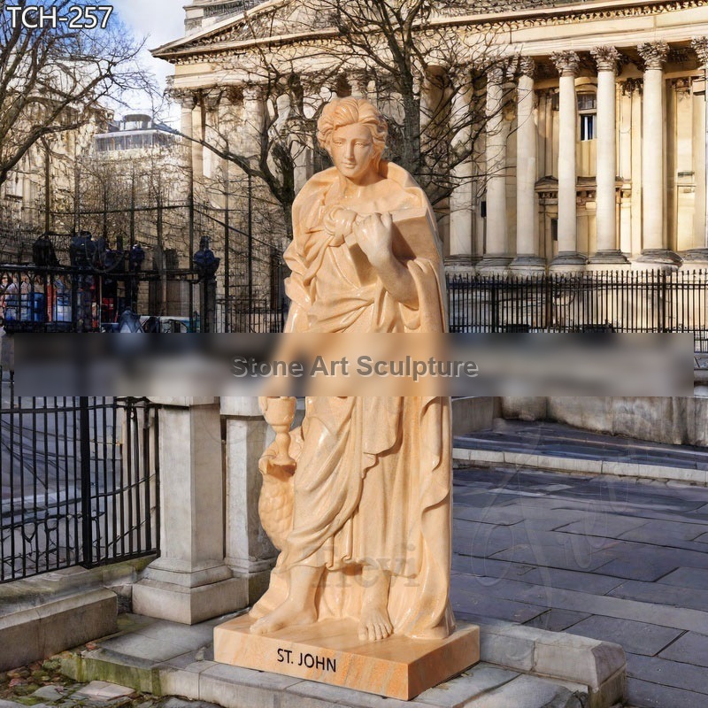 Life Size Marble Saint John Statue