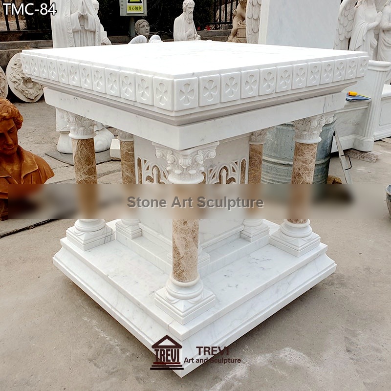 Buy Modern Marble Altar Table Designs for Church Decoration TCH-115 detail image