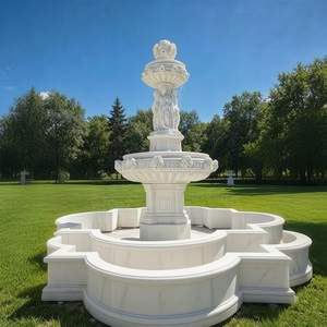 outdoor marble fountain
