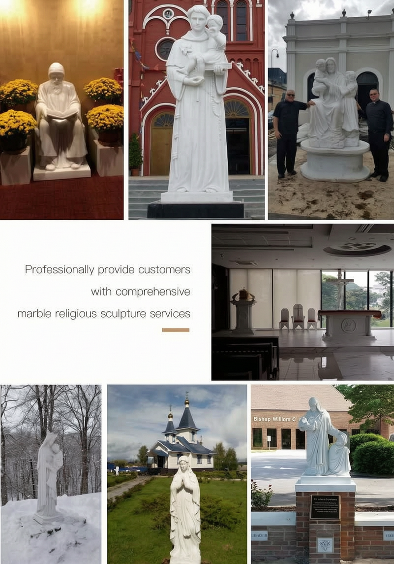 Life Size Virgin Mary Marble Statues for Sale