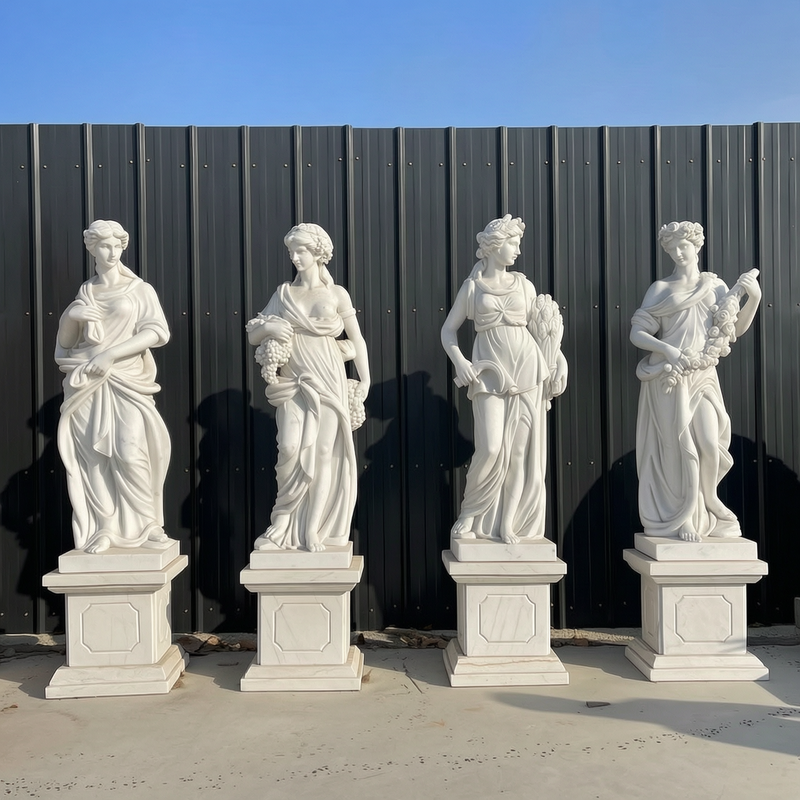 How Much Do Marble Four Season Statues for the Garden Cost?
