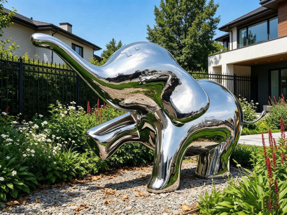 decorative elephant sculpture