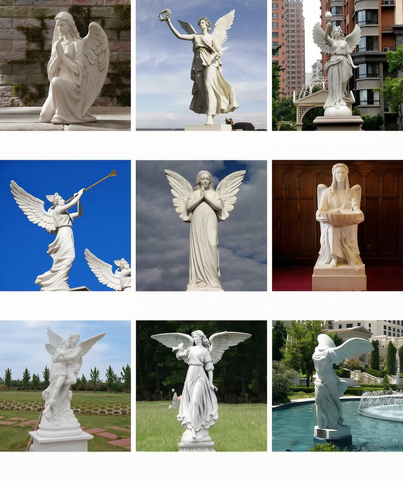 life size angel statue