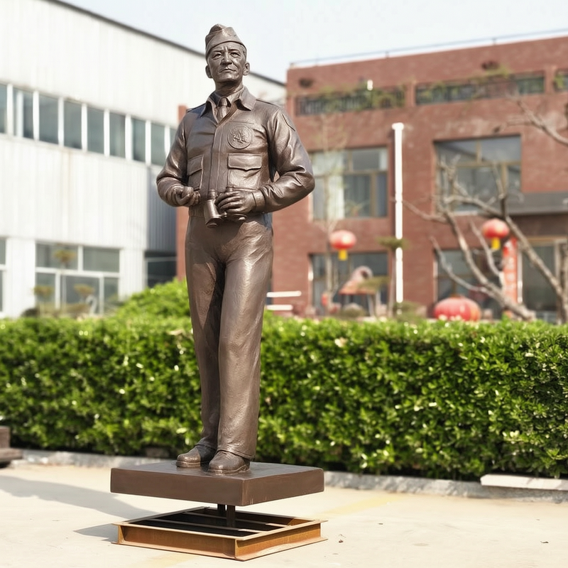 General Chennault Bronze Sculpture