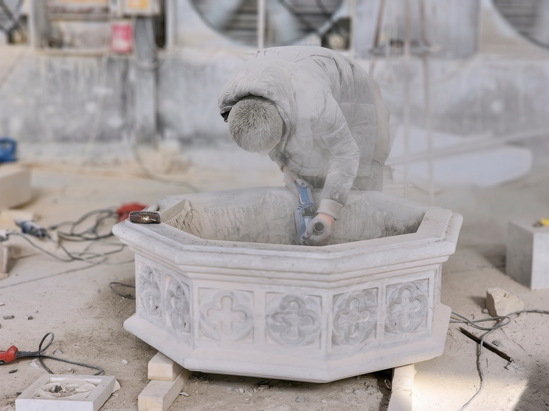 Baptismal font