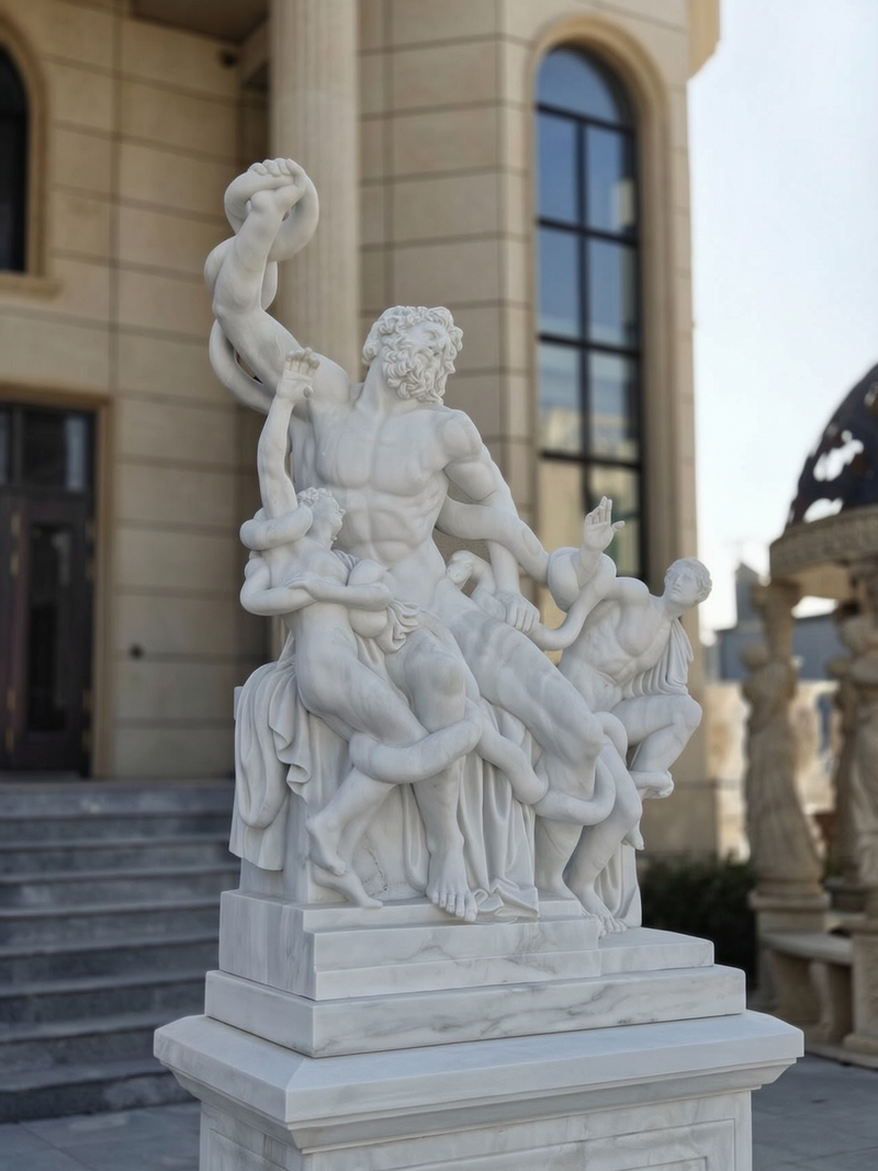 Laocoon and His Sons Sculpture (2)